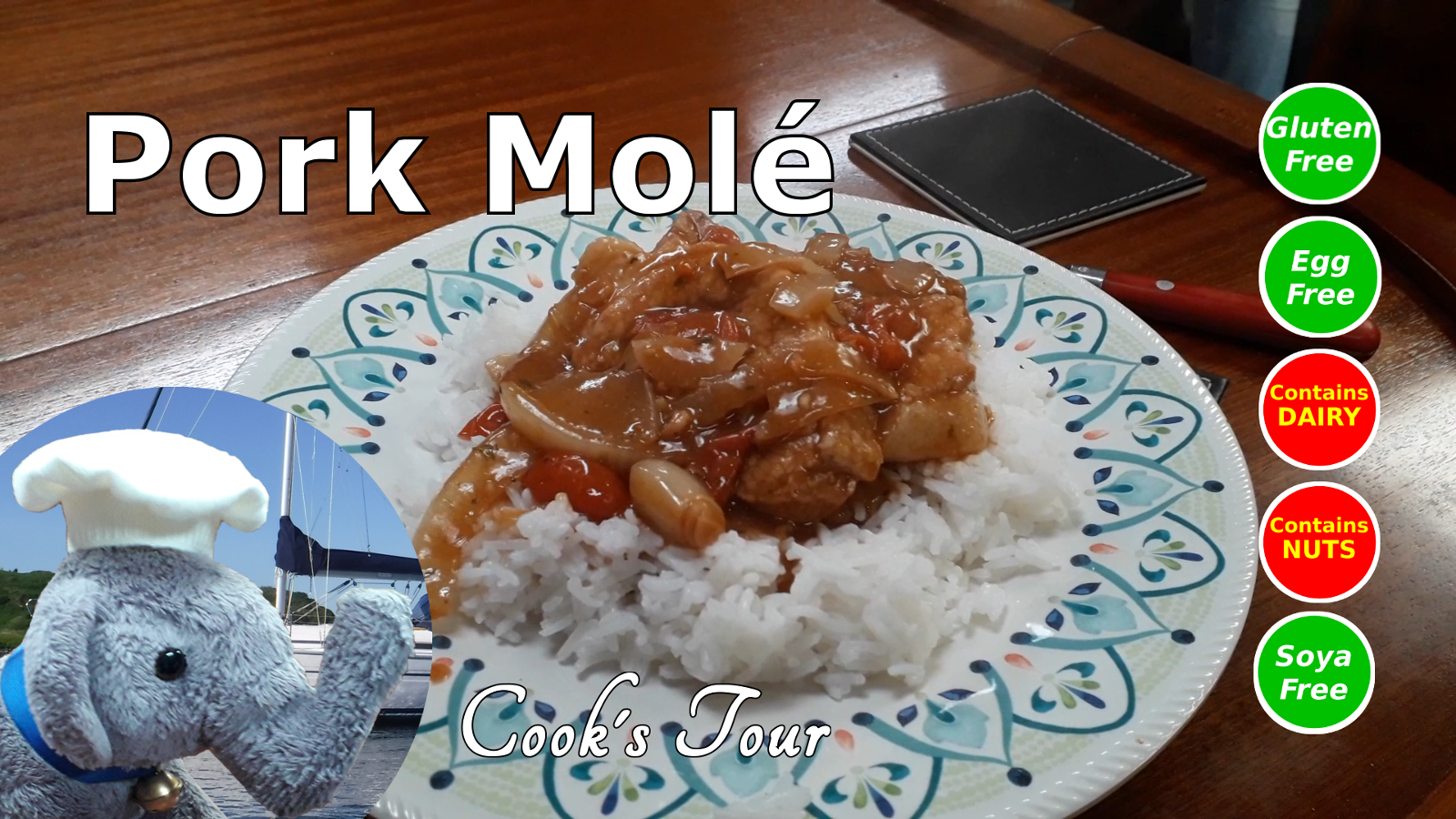 Watch our "Pork Mole" and add comments etc